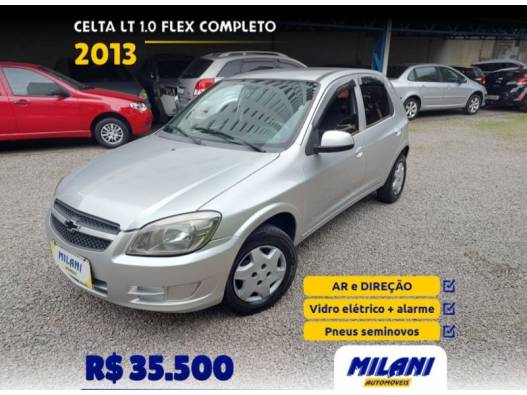 CHEVROLET - CELTA - 2013/2013 - Prata - R$ 35.500,00