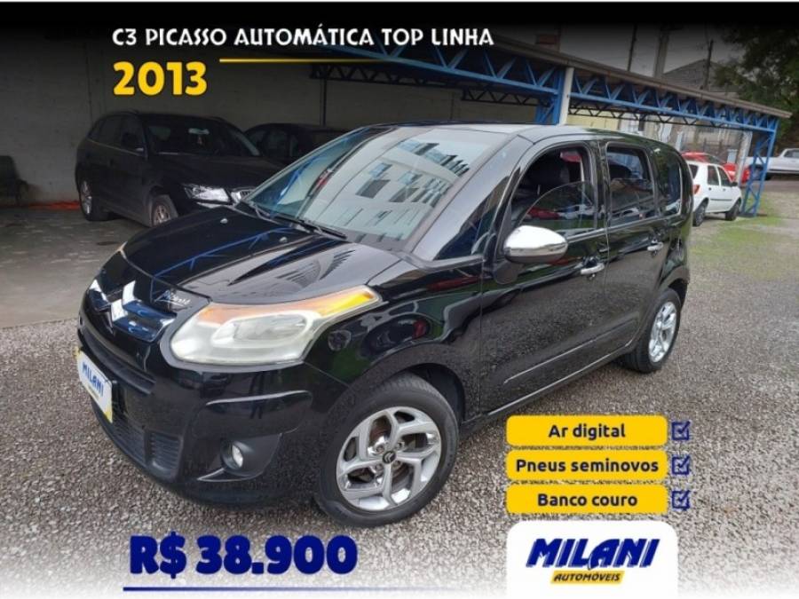 CITROËN - C3 PICASSO - 2012/2013 - Preta - R$ 38.900,00