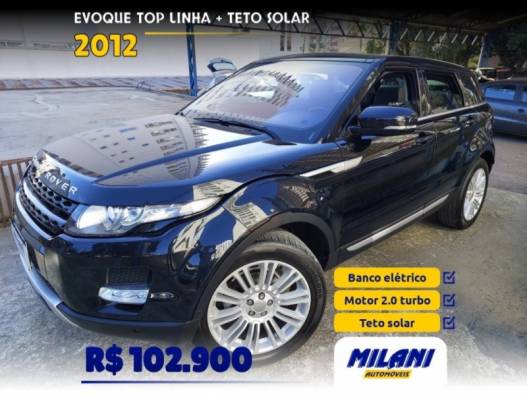 LAND ROVER - RANGE ROVER EVOQUE - 2011/2012 - Preta - R$ 102.900,00