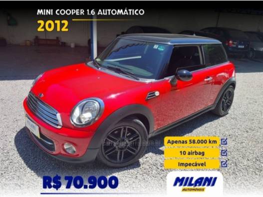 MINI - COOPER - 2011/2012 - Vermelha - R$ 70.900,00