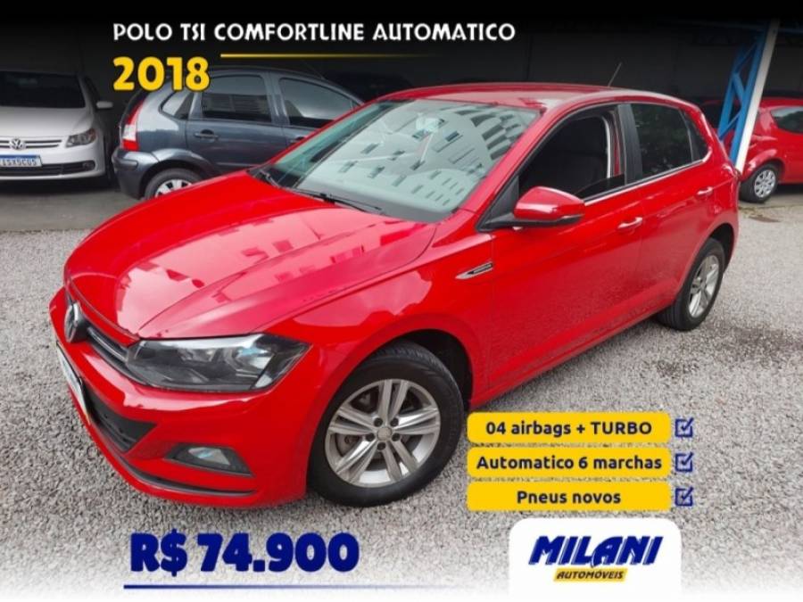 VOLKSWAGEN - POLO - 2018/2018 - Vermelha - R$ 74.900,00