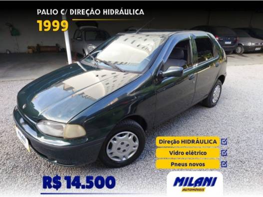 FIAT - PALIO - 1998/1999 - Verde - R$ 14.500,00