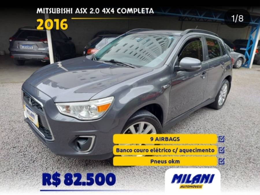MITSUBISHI - ASX - 2016/2016 - Cinza - R$ 82.500,00