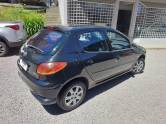 PEUGEOT - 206 - 2008/2008 - Preta - R$ 18.800,00