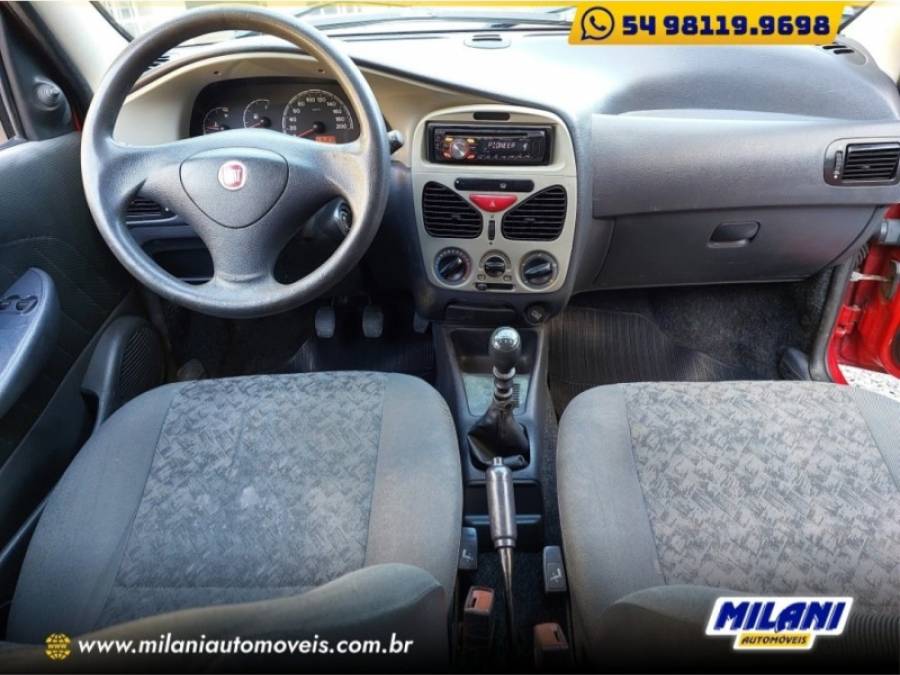 FIAT - PALIO - 2008/2009 - Vermelha - R$ 24.500,00