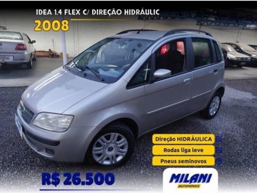 FIAT - IDEA - 2007/2008 - Prata - R$ 26.500,00