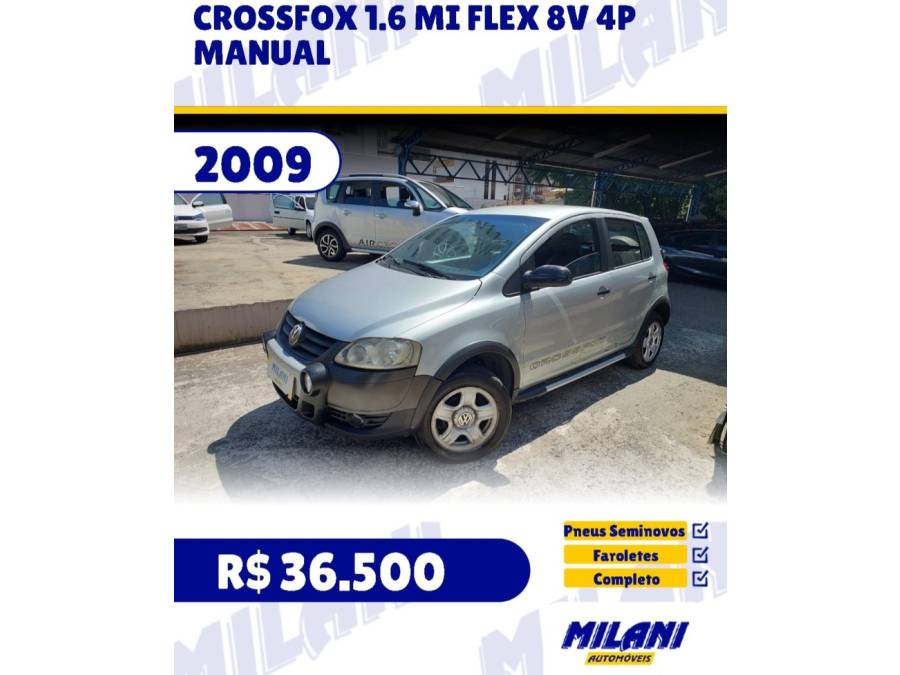 VOLKSWAGEN - CROSSFOX - 2009/2009 - Prata - R$ 36.500,00