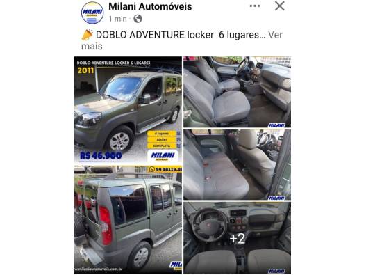 FIAT - DOBLÓ - 2010/2011 - Verde - R$ 46.900,00