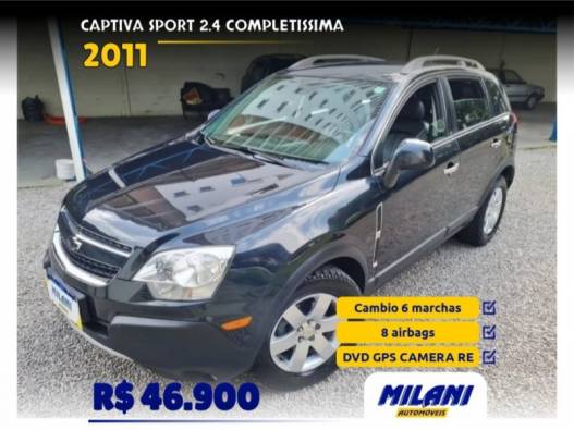 CHEVROLET - CAPTIVA - 2011/2011 - Preta - R$ 46.900,00