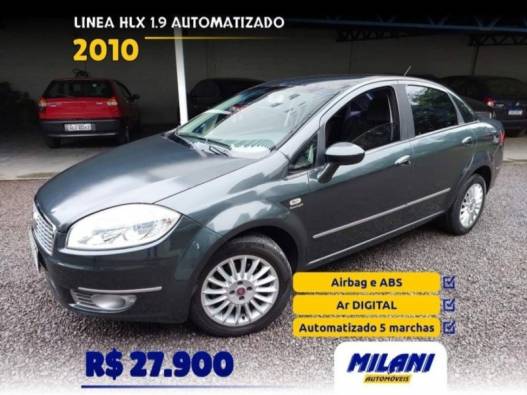 FIAT - LINEA - 2009/2010 - Cinza - R$ 27.900,00