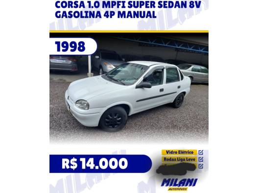 CHEVROLET - CORSA - 1998/1998 - Branca - R$ 14.000,00