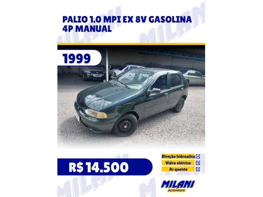 FIAT - PALIO - 1999/1999 - Verde - R$ 14.500,00