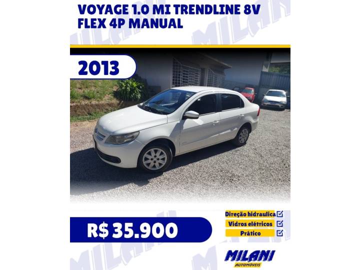 VOLKSWAGEN - VOYAGE - 2012/2013 - Branca - R$ 35.900,00