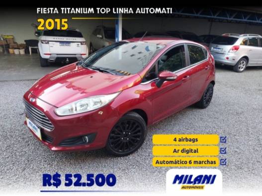 FORD - FIESTA - 2014/2015 - Vinho - R$ 52.500,00