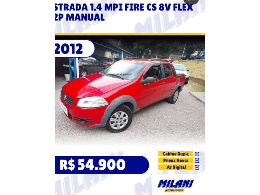 FIAT - STRADA - 2012/2012 - Vermelha - R$ 54.900,00