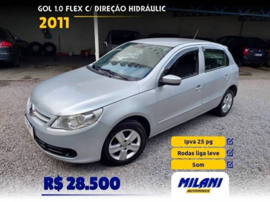 VOLKSWAGEN - GOL - 2010/2011 - Prata - R$ 28.500,00