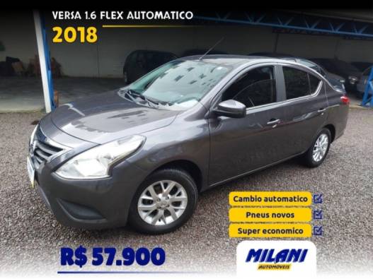 NISSAN - VERSA - 2018/2018 - Cinza - R$ 57.900,00