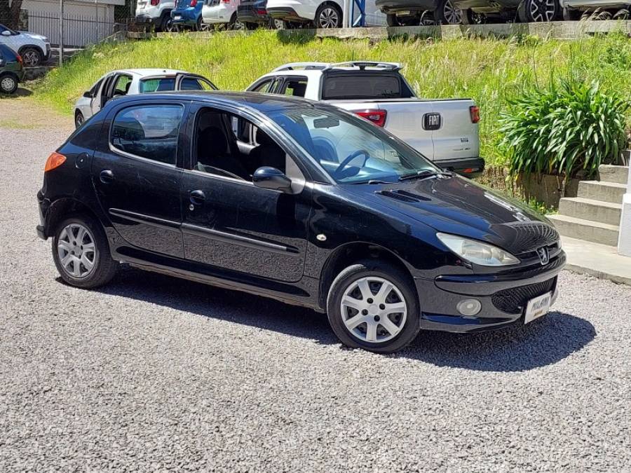 PEUGEOT - 206 - 2008/2008 - Preta - R$ 18.800,00