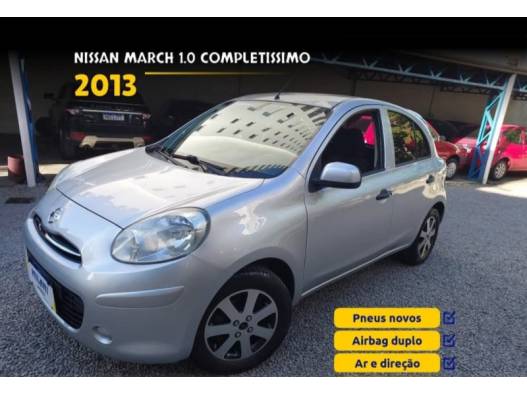 NISSAN - MARCH - 2012/2013 - Prata - R$ 36.500,00