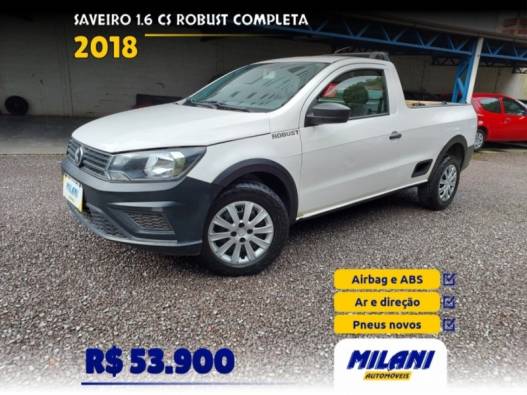 VOLKSWAGEN - SAVEIRO - 2017/2018 - Branca - R$ 53.900,00