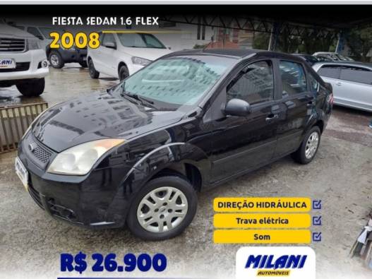 FORD - FIESTA - 2007/2008 - Preta - R$ 26.900,00