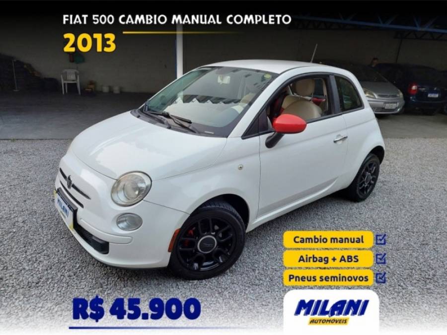 FIAT - 500 - 2012/2013 - Branca - R$ 45.900,00