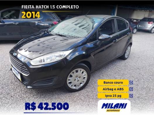 FORD - FIESTA - 2013/2014 - Preta - R$ 42.500,00