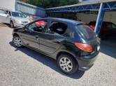 PEUGEOT - 206 - 2008/2008 - Preta - R$ 18.800,00