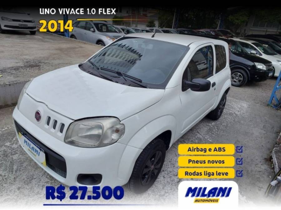 FIAT - UNO - 2014/2014 - Branca - R$ 27.500,00