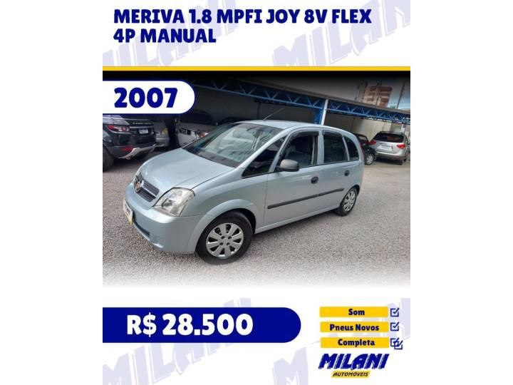 CHEVROLET - MERIVA - 2006/2007 - Prata - R$ 28.500,00