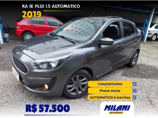 FORD - KA - 2018/2019 - Cinza - R$ 57.500,00