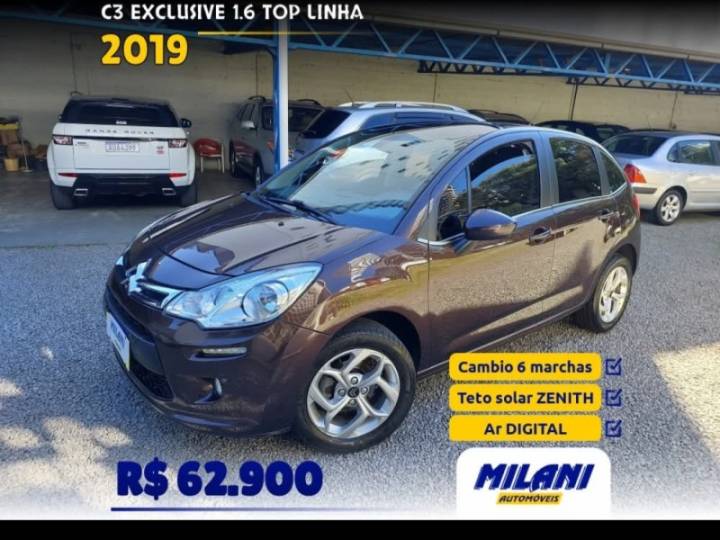 CITROËN - C3 - 2018/2019 - Marrom - R$ 62.900,00