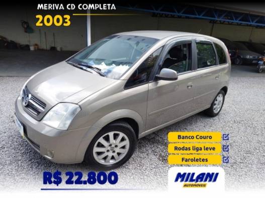 CHEVROLET - MERIVA - 2002/2003 - Bege - R$ 22.800,00