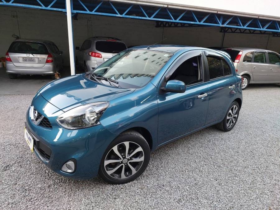 NISSAN - MARCH - 2015/2016 - Azul - R$ 47.500,00