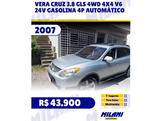 HYUNDAI - VERA CRUZ - 2007/2007 - Prata - R$ 43.900,00