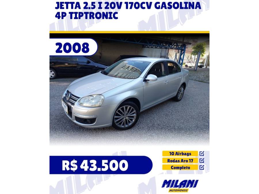 VOLKSWAGEN - JETTA - 2008/2008 - Prata - R$ 43.500,00