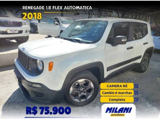 JEEP - RENEGADE - 2018/2018 - Branca - R$ 75.900,00