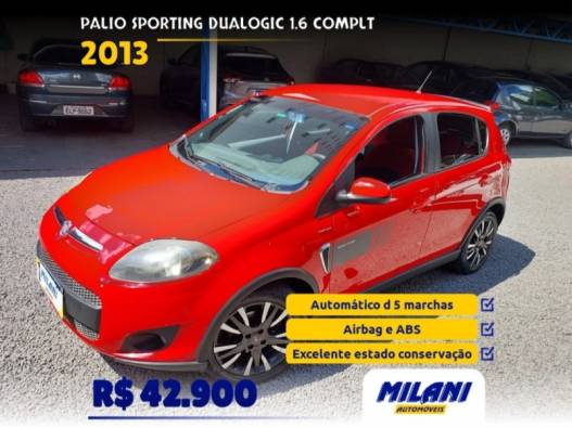 FIAT - PALIO - 2012/2013 - Vermelha - R$ 42.900,00
