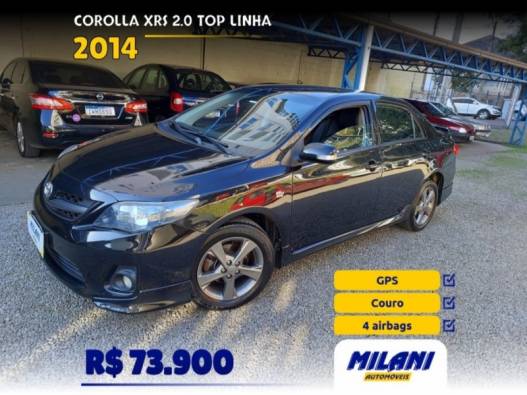 TOYOTA - COROLLA - 2013/2014 - Preta - R$ 73.900,00