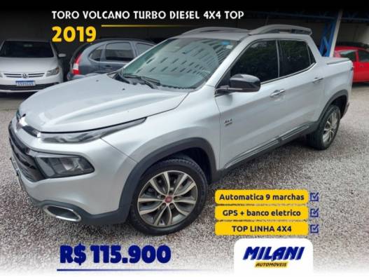 FIAT - TORO - 2018/2019 - Prata - R$ 115.900,00