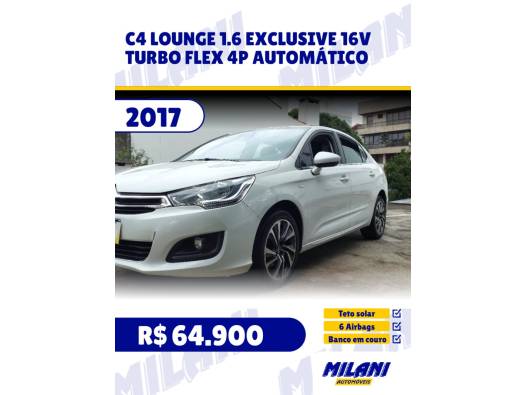 CITROËN - C4 LOUNGE - 2016/2017 - Branca - R$ 64.900,00