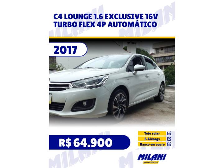 CITROËN - C4 LOUNGE - 2016/2017 - Branca - R$ 64.900,00