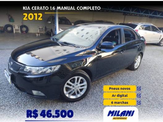 KIA MOTORS - CERATO - 2011/2012 - Preta - R$ 46.500,00
