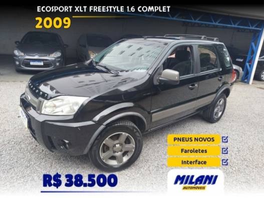 FORD - ECOSPORT - 2009/2009 - Preta - R$ 38.500,00