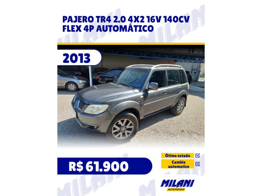 MITSUBISHI - PAJERO TR4 - 2013/2013 - Cinza - R$ 61.900,00