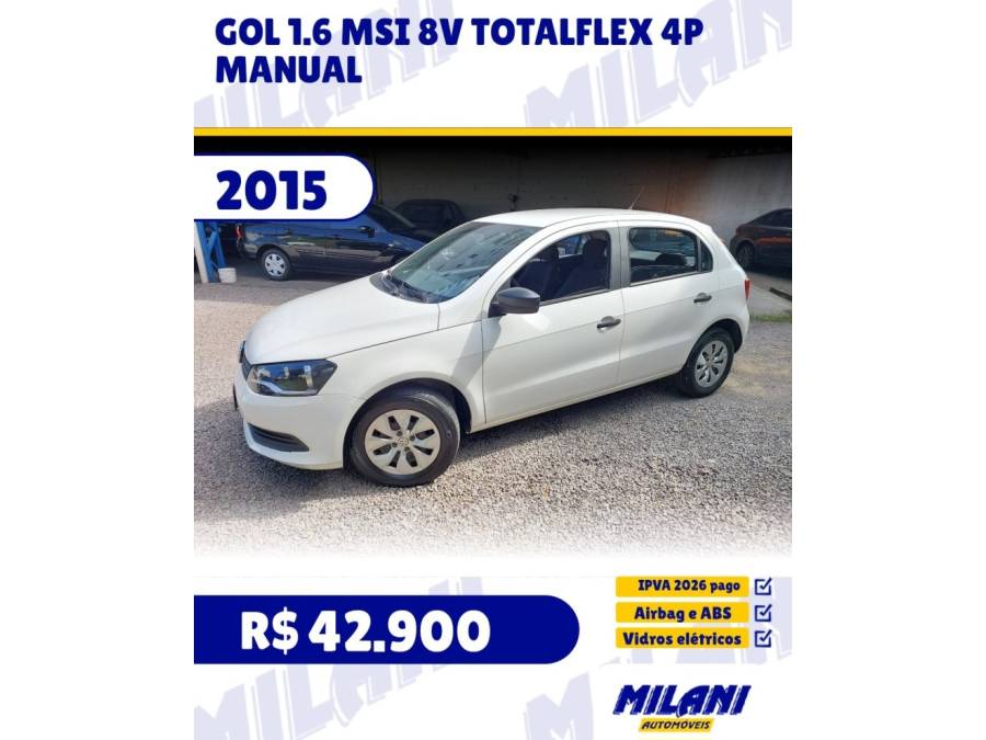 VOLKSWAGEN - GOL - 2014/2015 - Branca - R$ 42.900,00