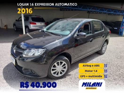 RENAULT - LOGAN - 2015/2016 - Preta - R$ 40.900,00